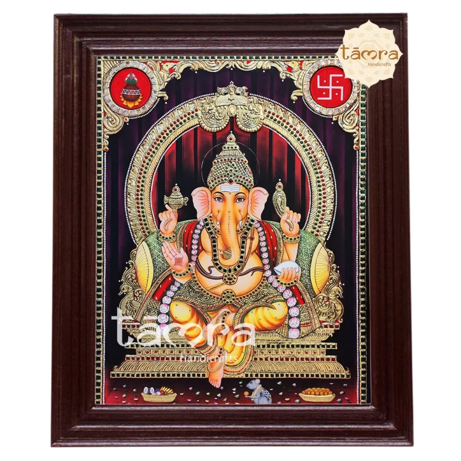 Ganesha Tanjore Painting