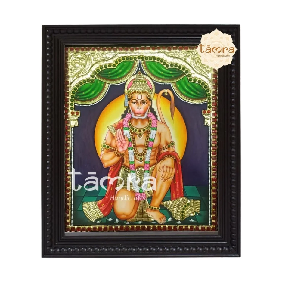 Hanuman Tanjore Painting