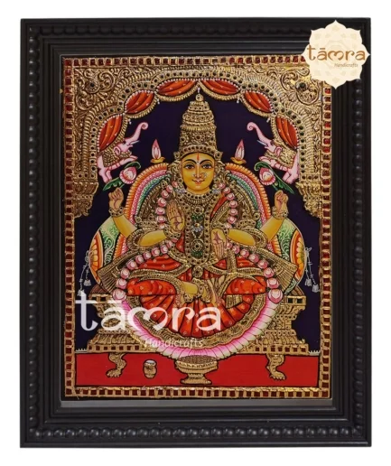 Gaja Lakshmi Tanjore Painting