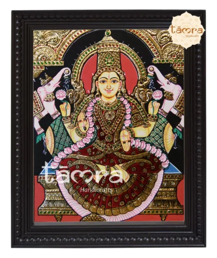 Tanjore Painting Ethnic Laxmi