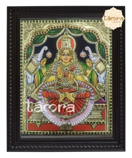 Gaja Lakshmi Tanjore Painting