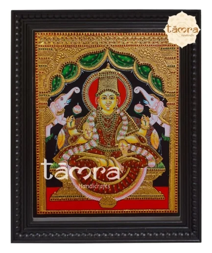 Tanjore Painting Ethnic Laxmi