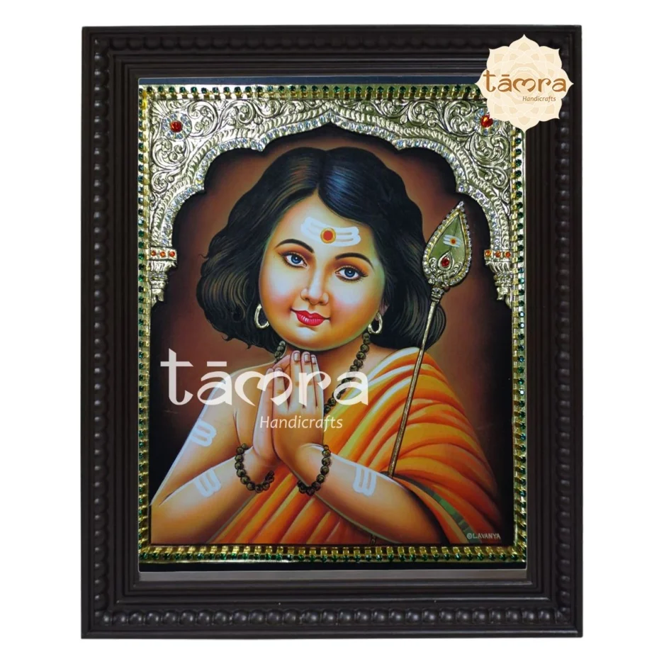 Kartikeya Tanjore Painting