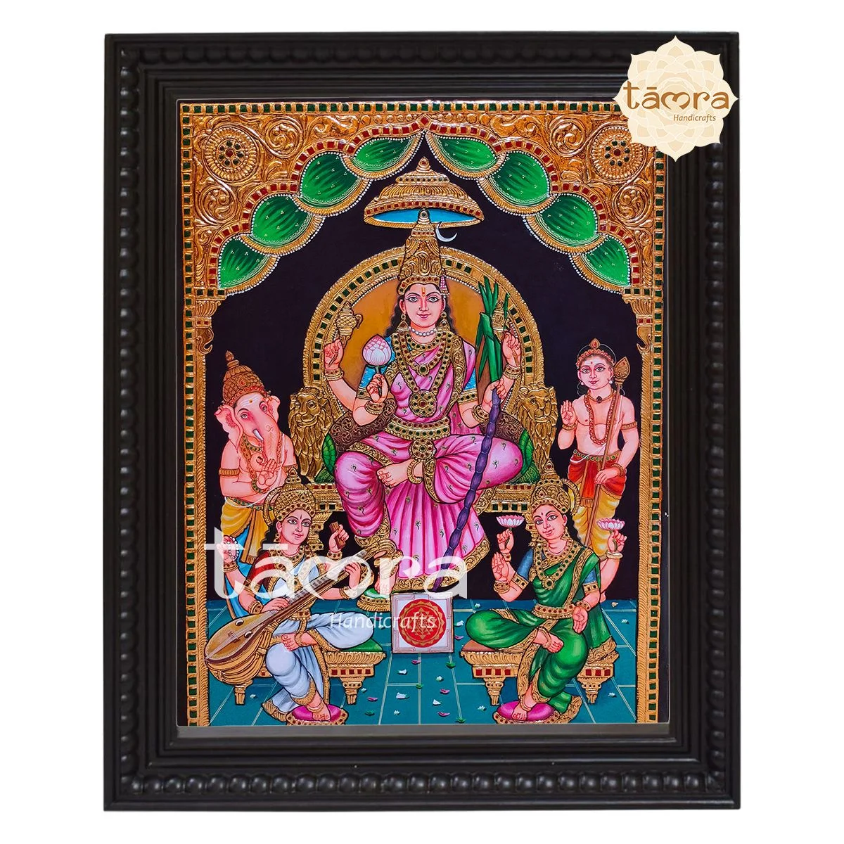 Raja Rajarajeshwari Tanjore Painting