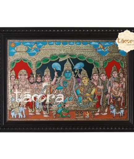 Ramar Pattabishekam Tanjore Painting