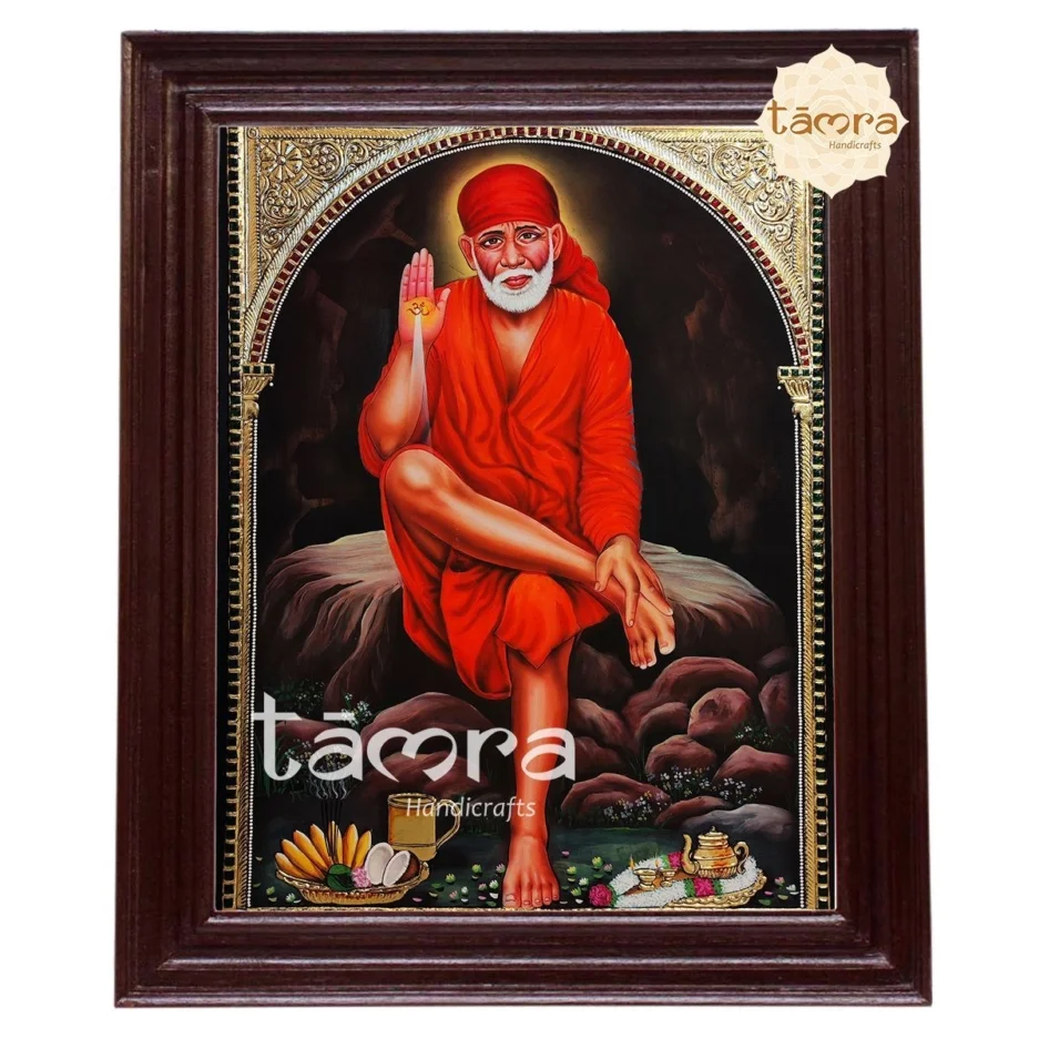 Saibaba Tanjore Painting