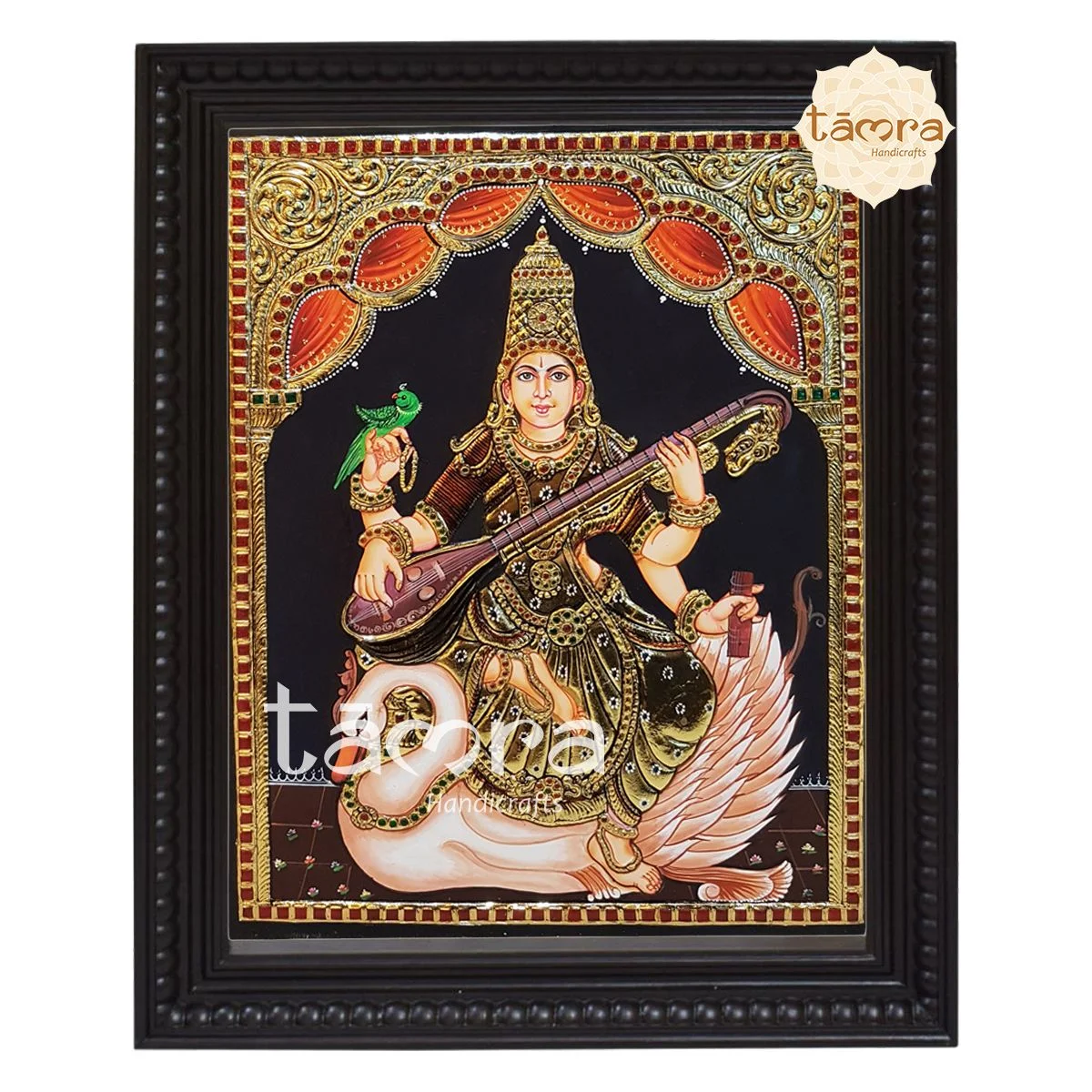 Saraswathi Tanjore Painting