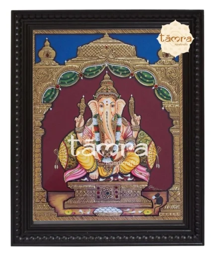 Ganesha Tanjore Painting