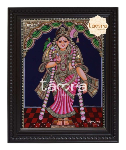 Andal Devi Tanjore Painting