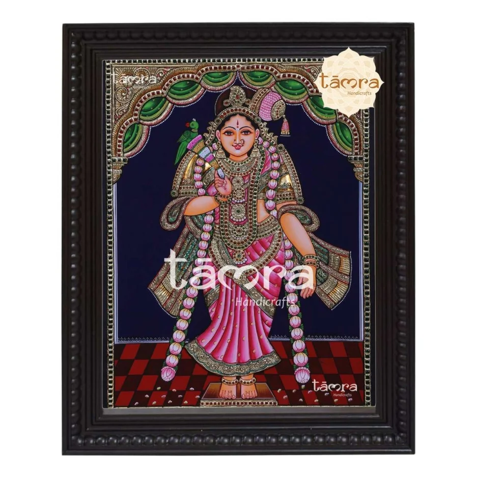 Andal Devi Tanjore Painting