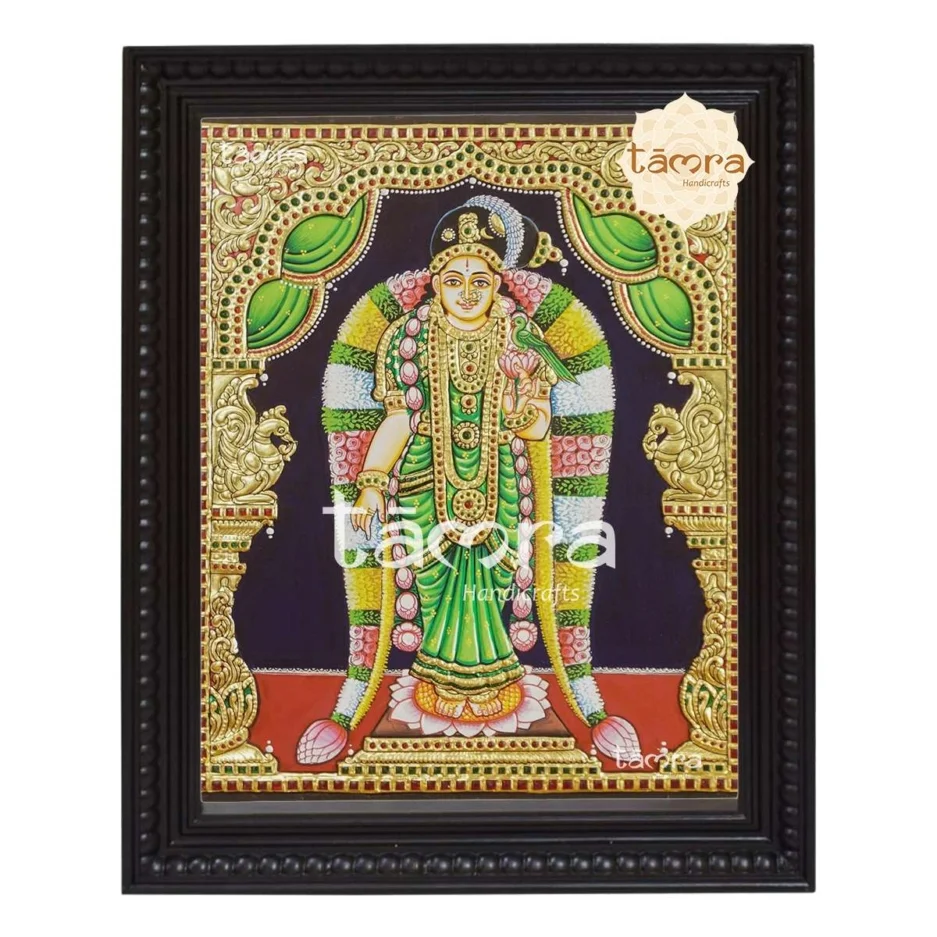 Andal Devi Tanjore Painting