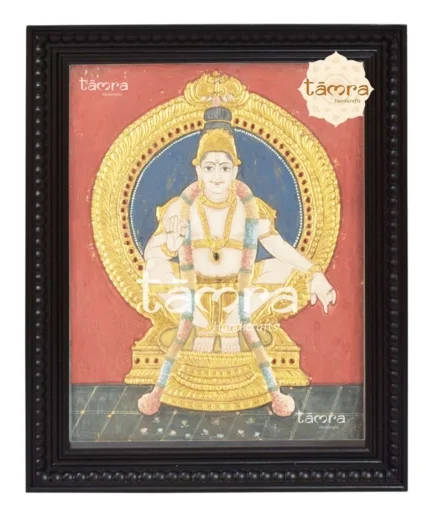 Ayyappa Swamy Tanjore Painting