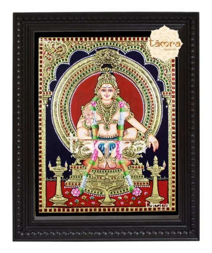 Tanjore Painting Ayyappa Swamy