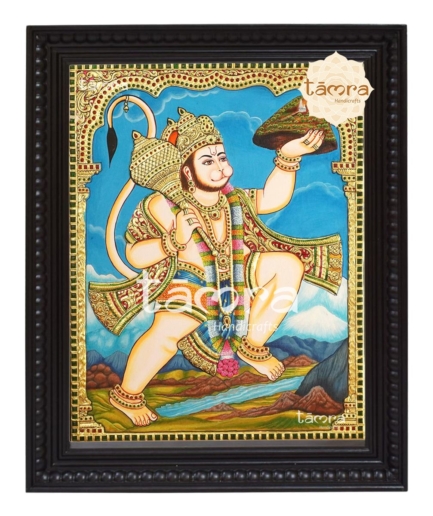 Sanjeevani Hanuman Tanjore Painting