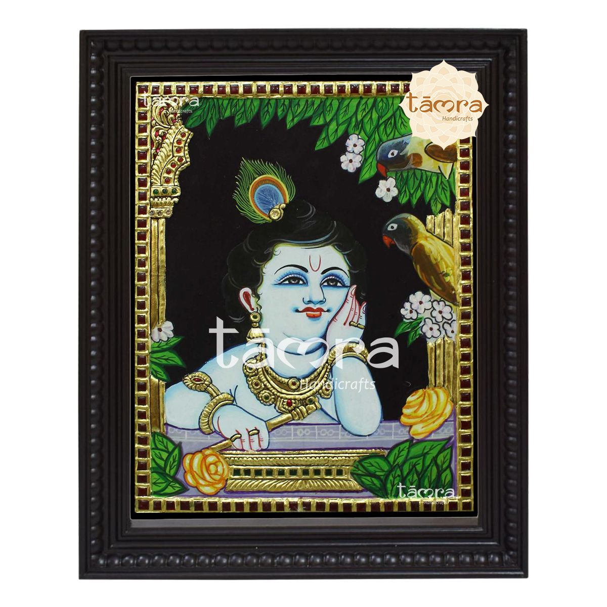 Shri Krishna Tanjore Painting
