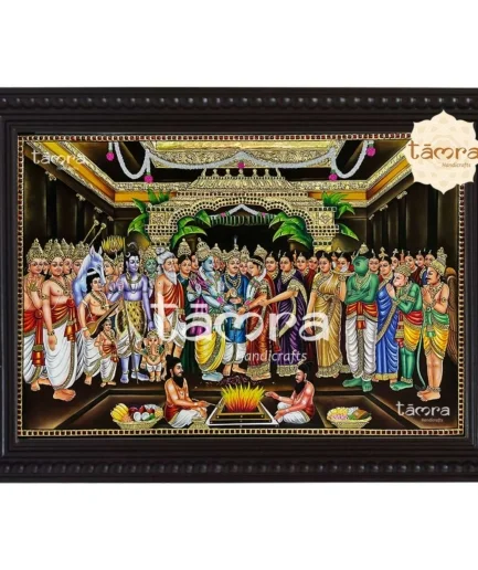 Tanjore Painting - Srinivasa Kalyana