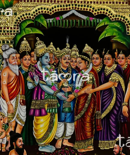 Tanjore Painting - Srinivasa Kalyana