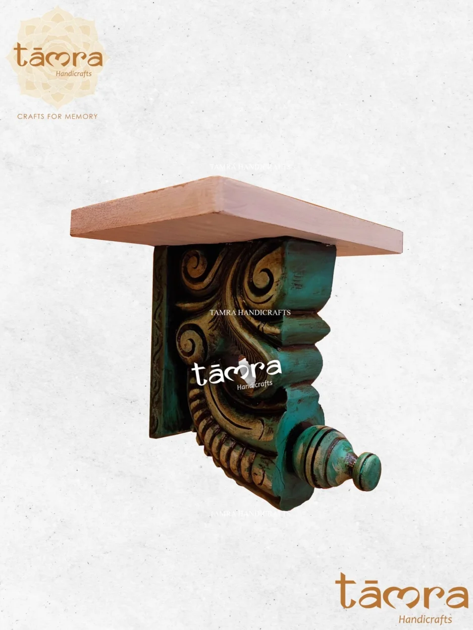 Wooden Bracket With Slab