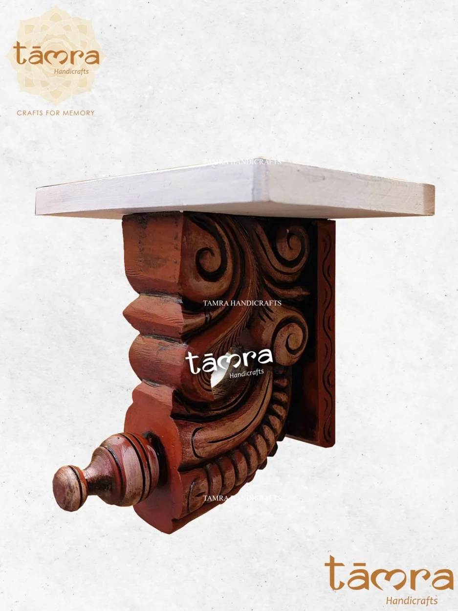Wooden Bracket With Slab