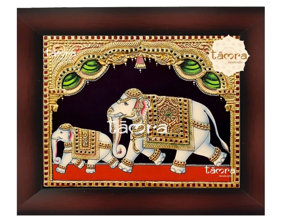 Tanjore Painting Elephant 6 2