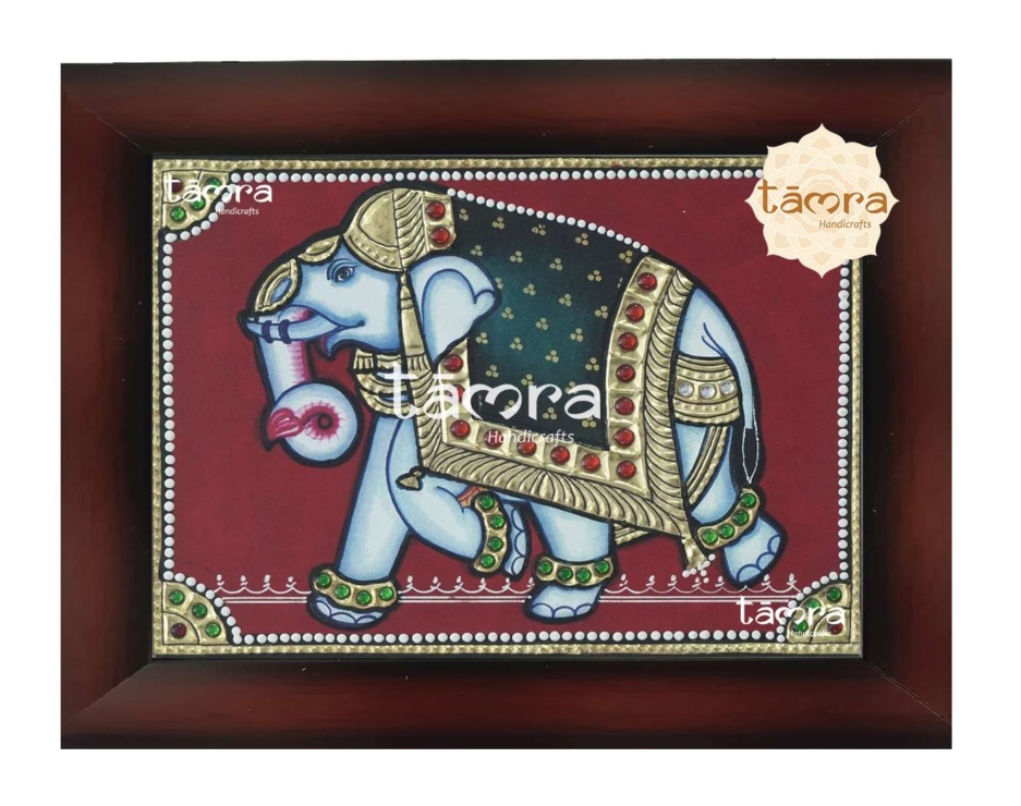 Tanjore Painting Elephant 7 2