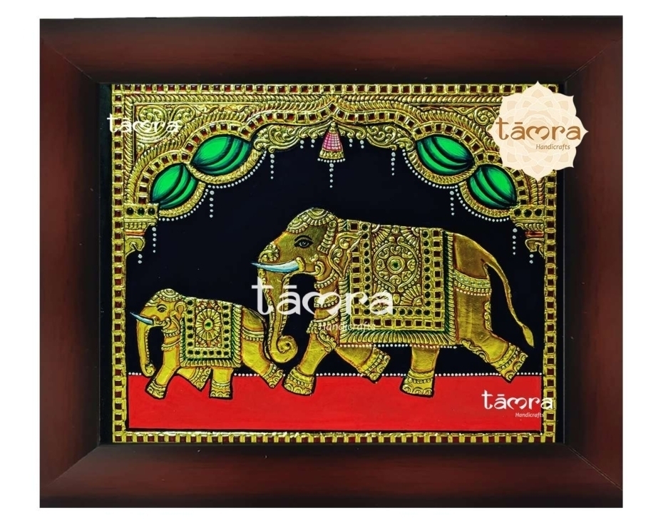Tanjore Painting Elephant 8 2