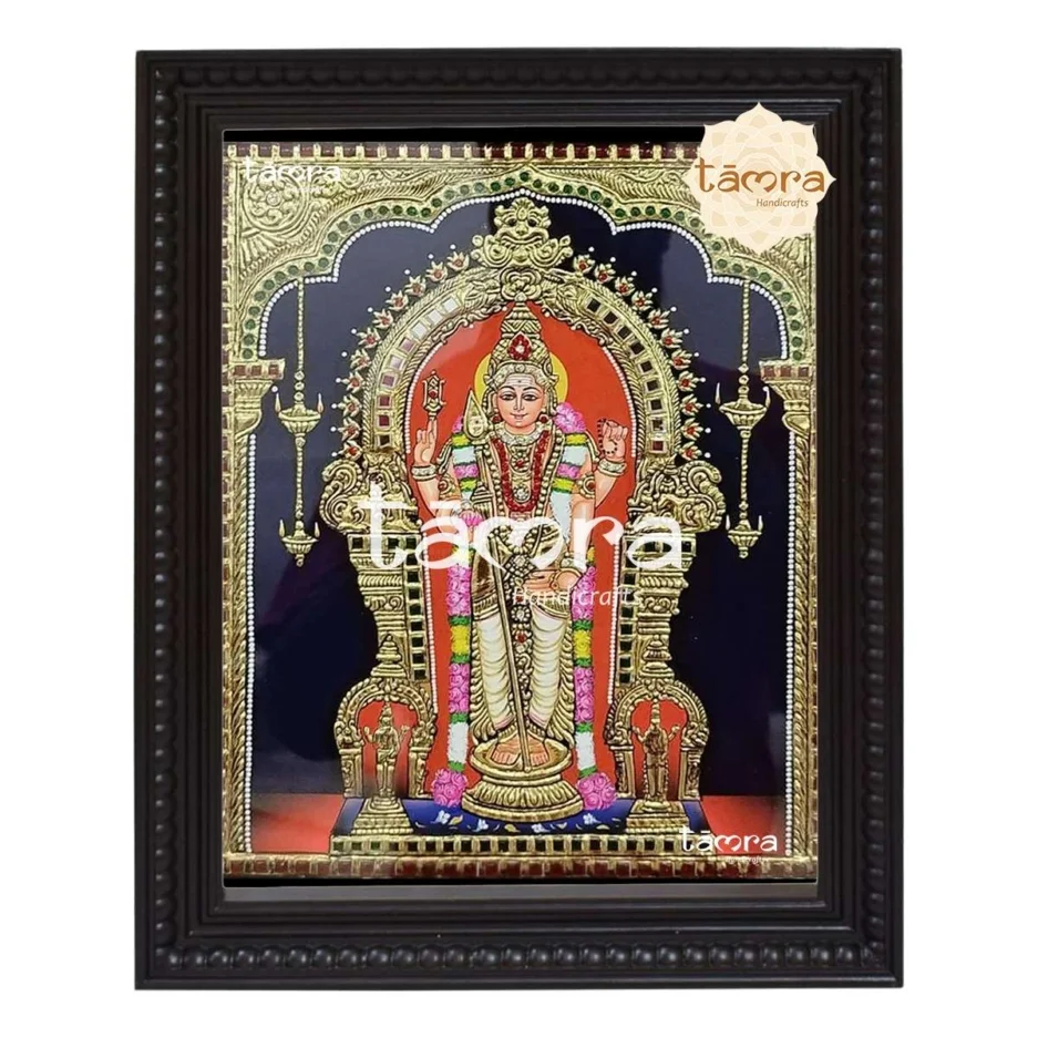 Murugan Swamy Tanjore Painting