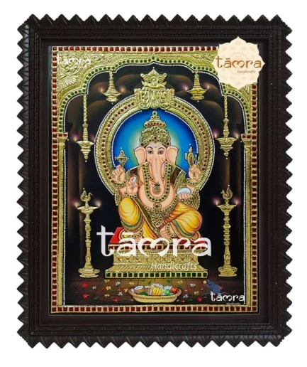 Ganesha Tanjore Painting