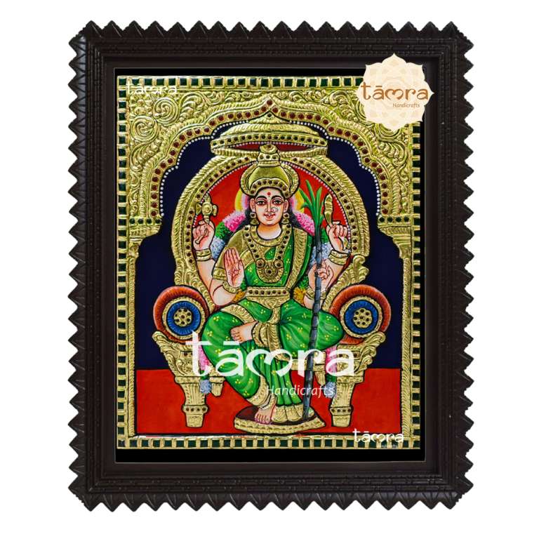 Lalitha Devi Tanjore Painting From Tamra Handicrafts