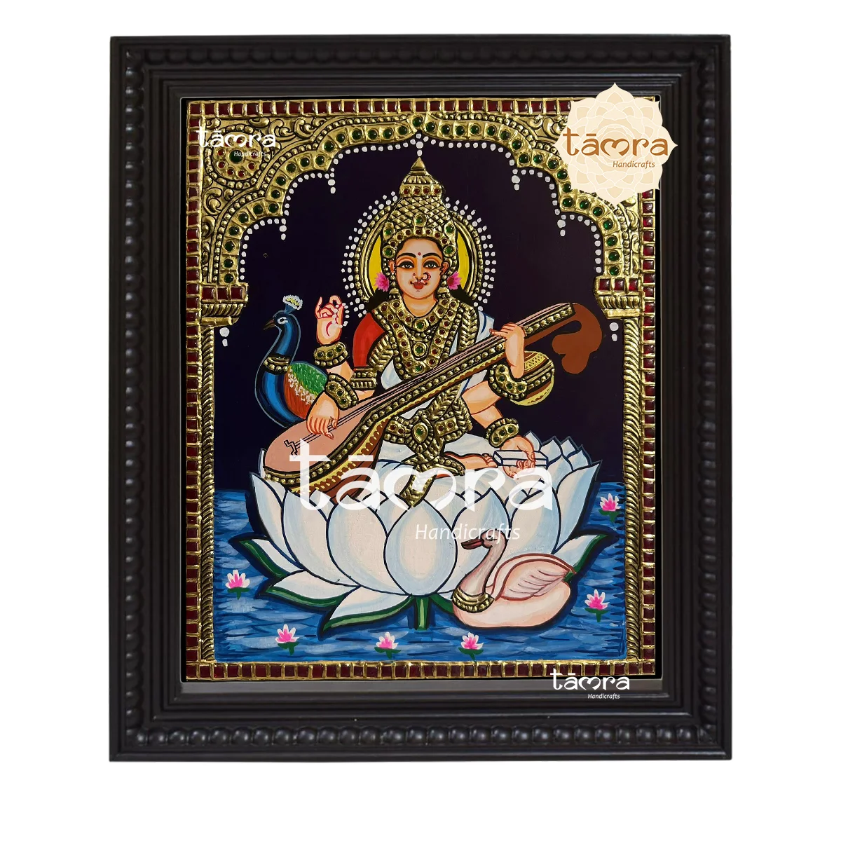 Saraswathi Tanjore Painting Art
