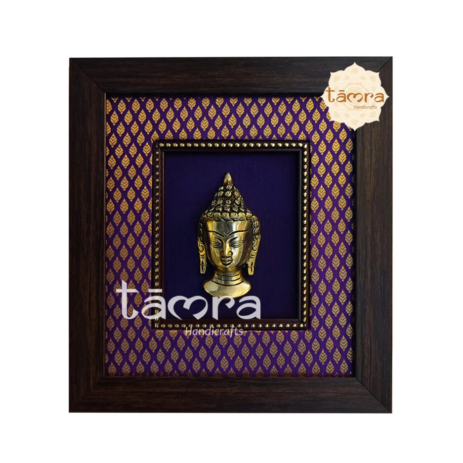 Brass Buddha Mask Frame