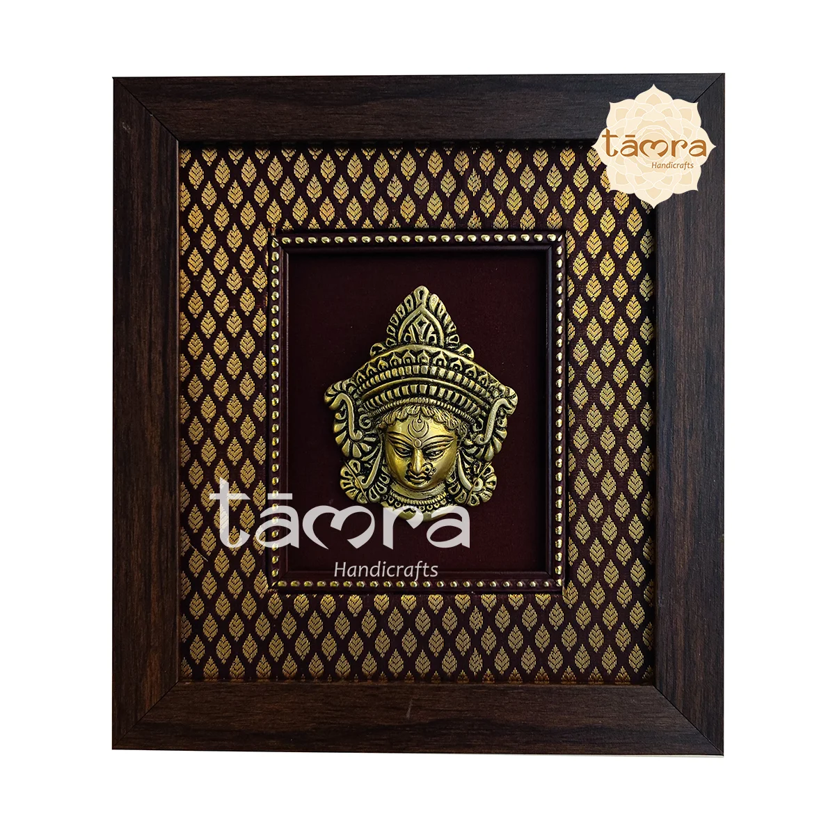 Brass Durga Devi Mask Frame