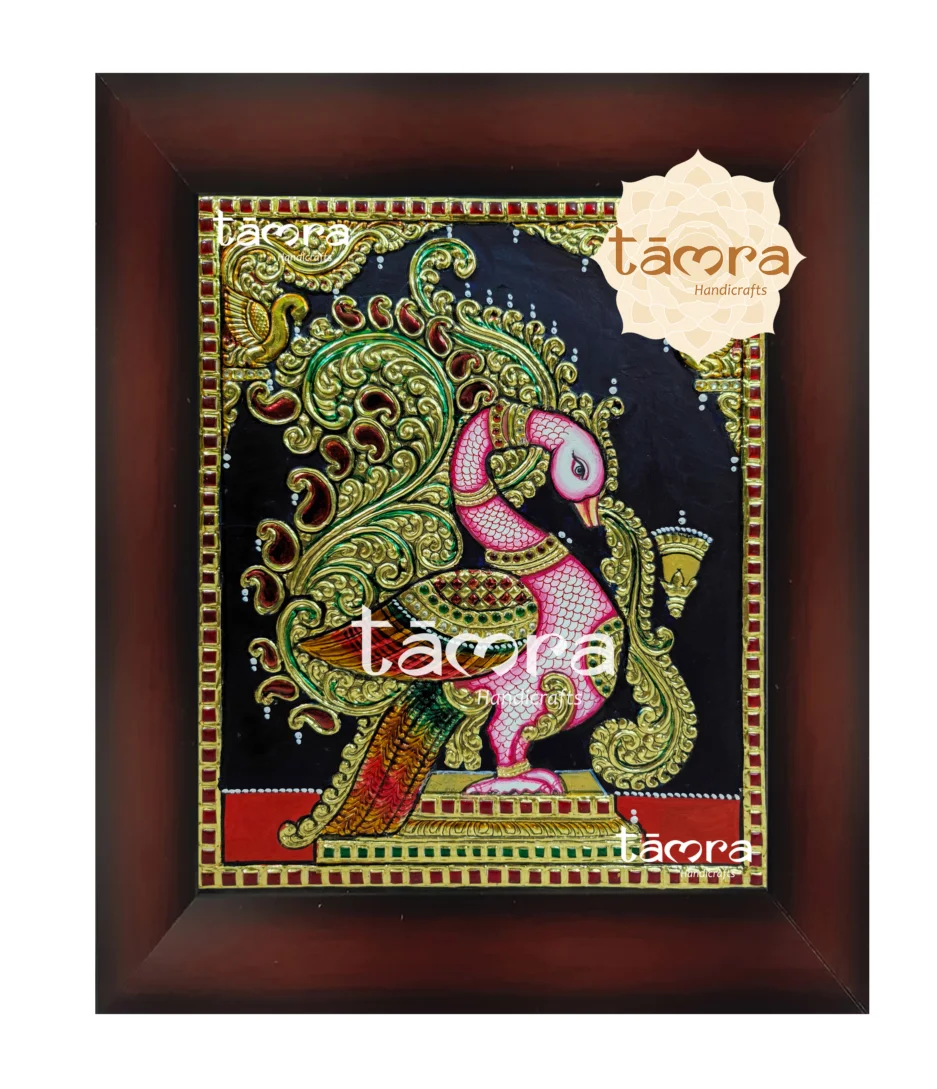 Peacock Tanjore Painting