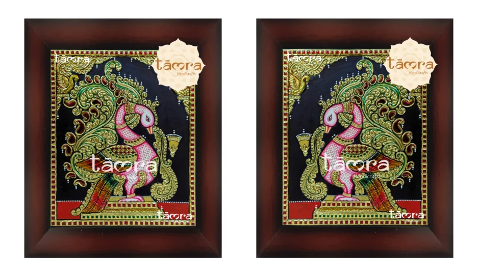 Peacock Tanjore Painting