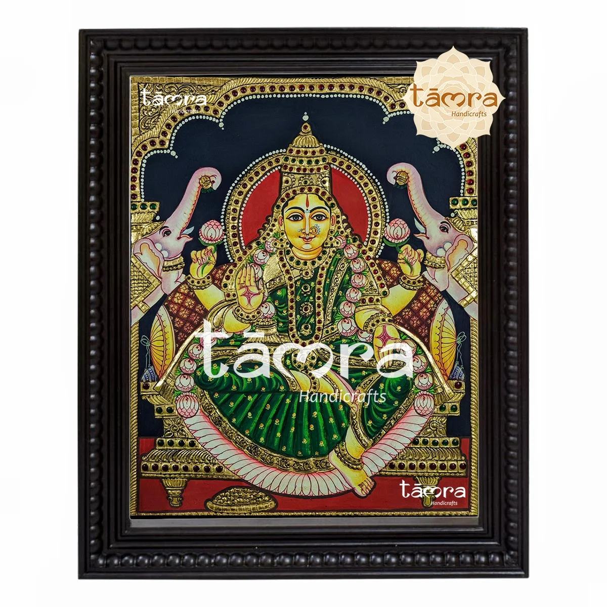 Antique Finish Tanjore Painting Laxmi