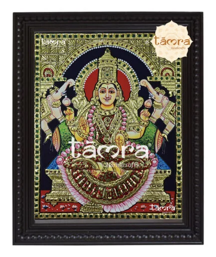 Tanjore Painting Ethnic Laxmi