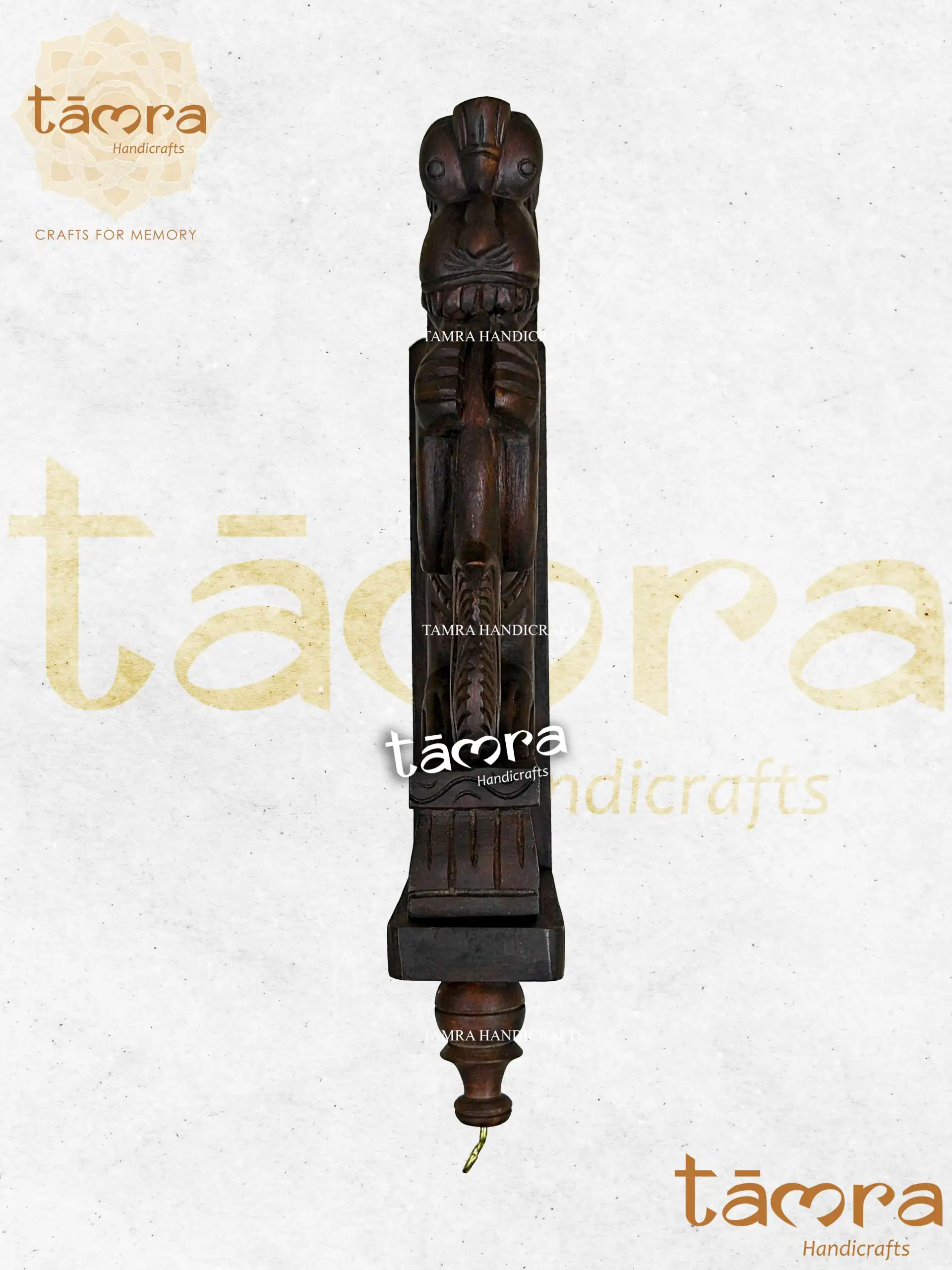 Wooden Bracket Yali - Pair of 2Pcs - Image 2