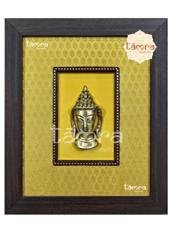 Brass Buddha Mask