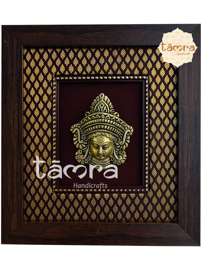 Brass Durga Devi Mask