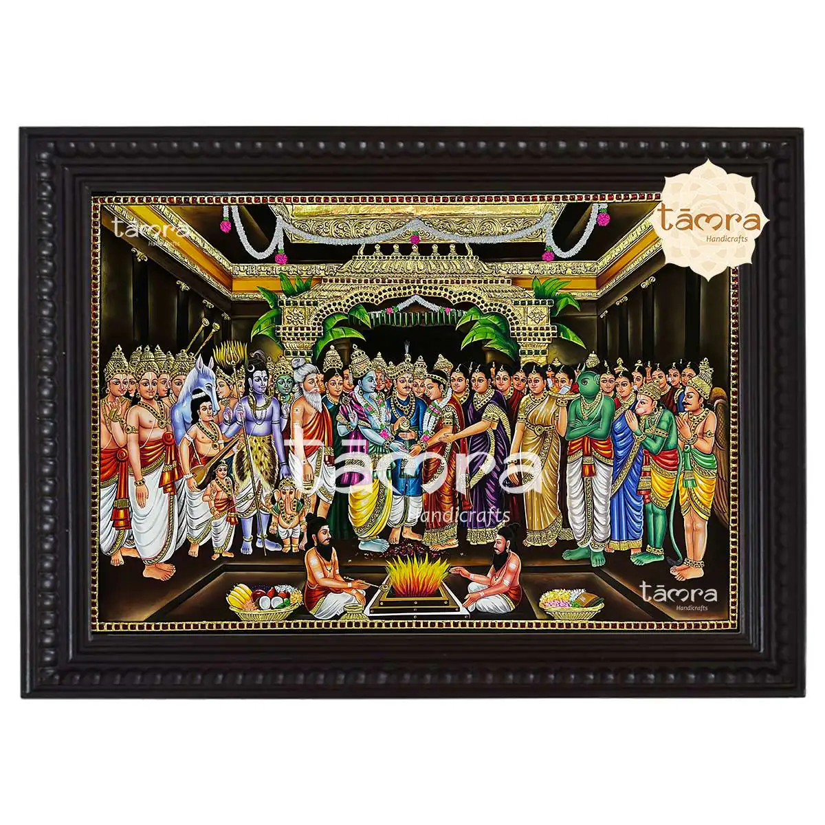 Tanjore Painting - Srinivasa Kalyana