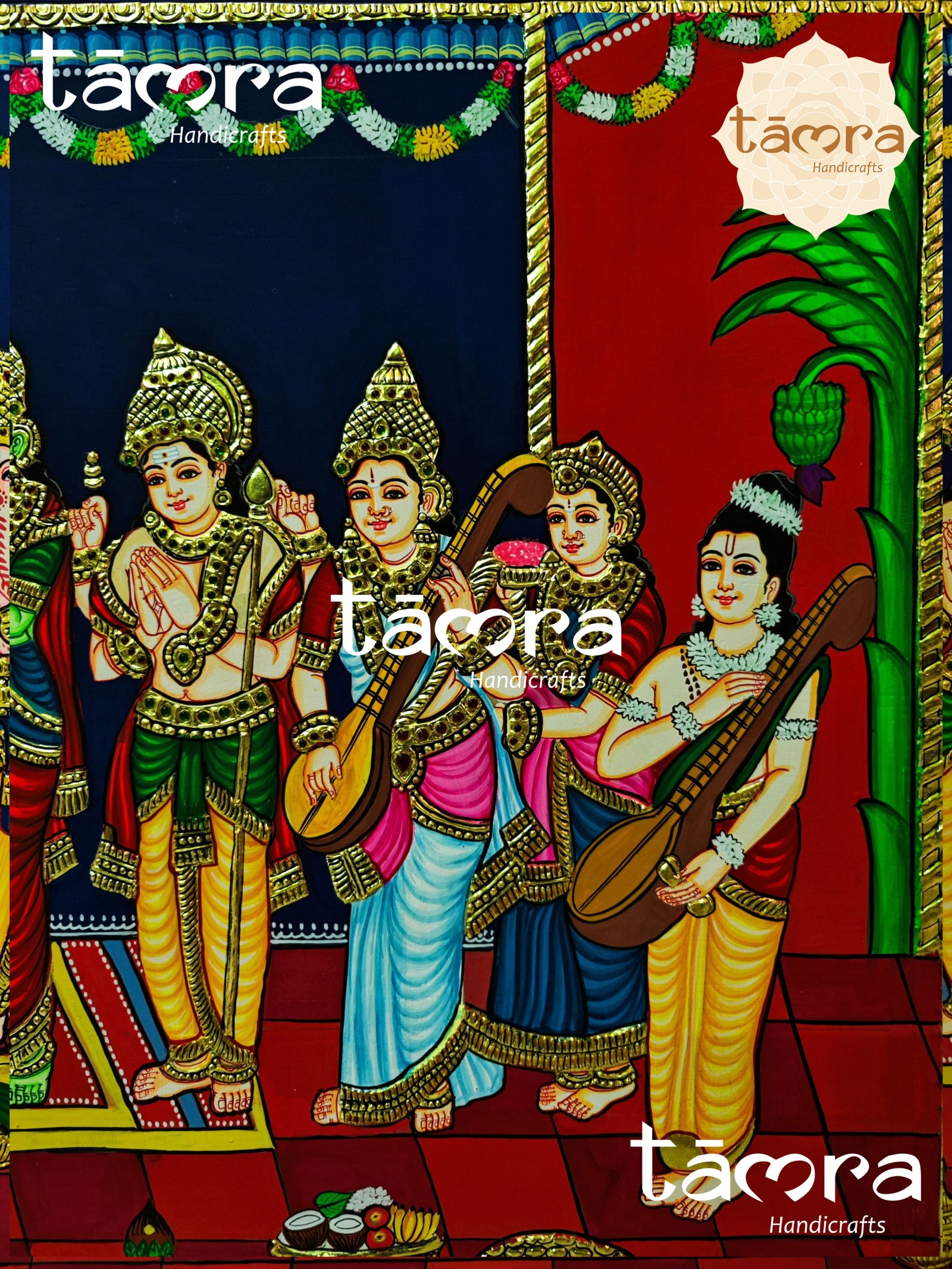 Tanjore Painting - Srinivasa Thirukalyanam - Image 8