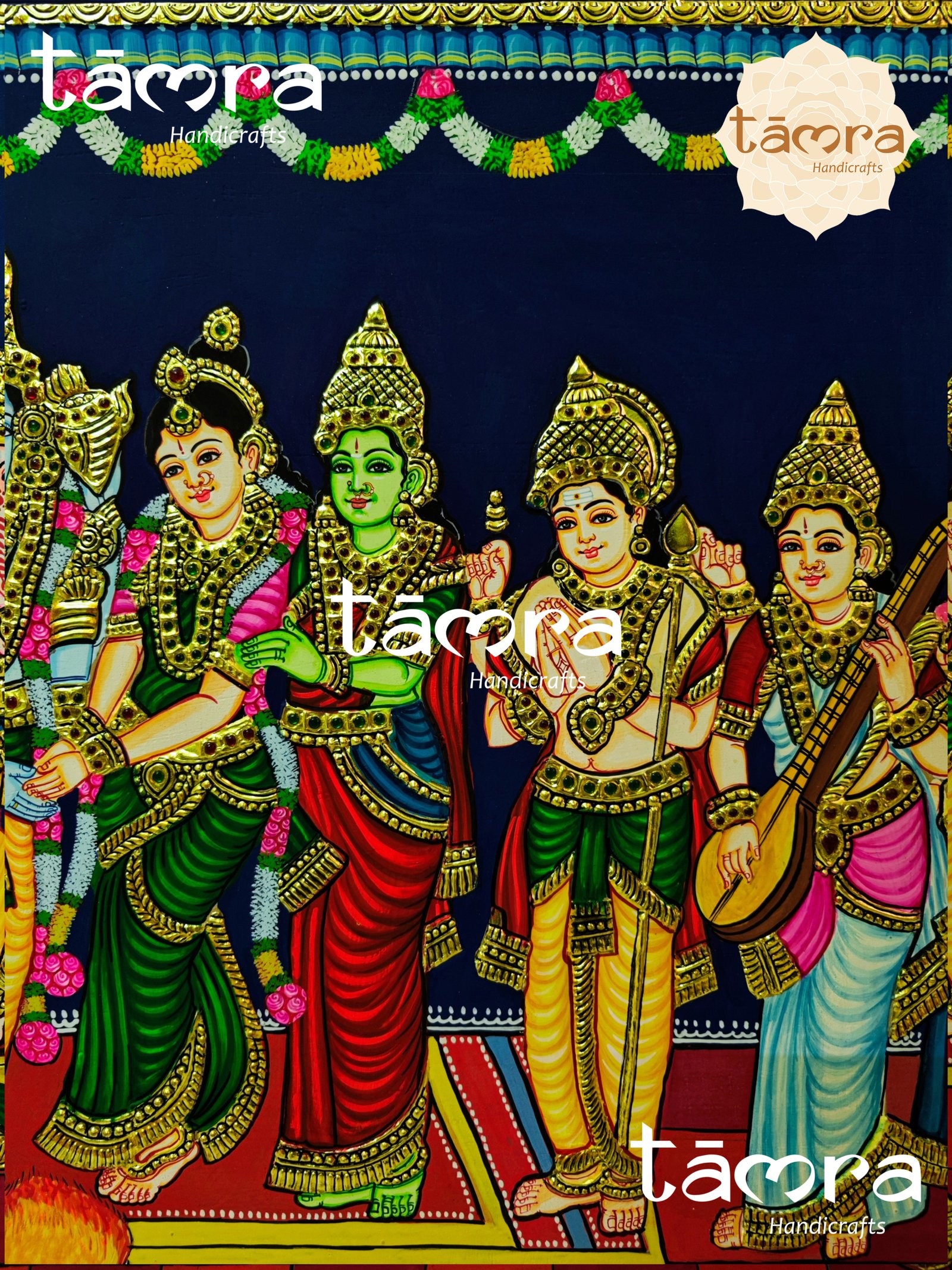 Tanjore Painting - Srinivasa Thirukalyanam - Image 7