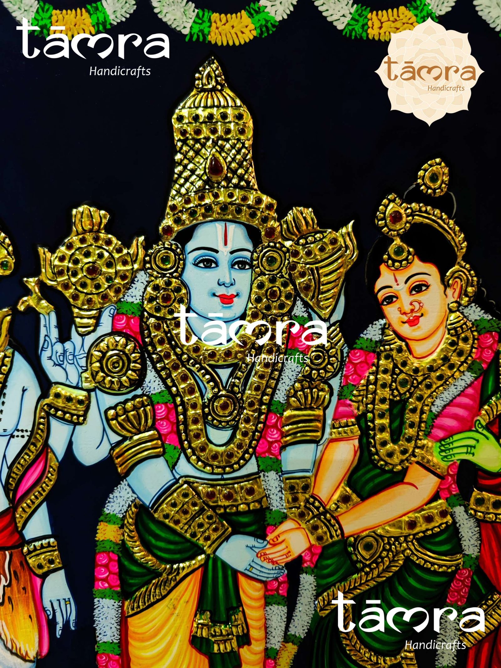 Tanjore Painting - Srinivasa Thirukalyanam - Image 9