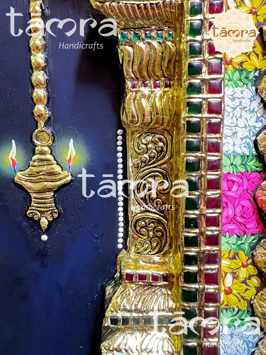 Tanjore Painting - 3D Balaji Tanjore Painting - Image 6