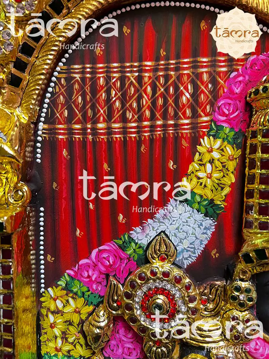 Tanjore Painting - 3D Balaji Tanjore Painting - Image 5