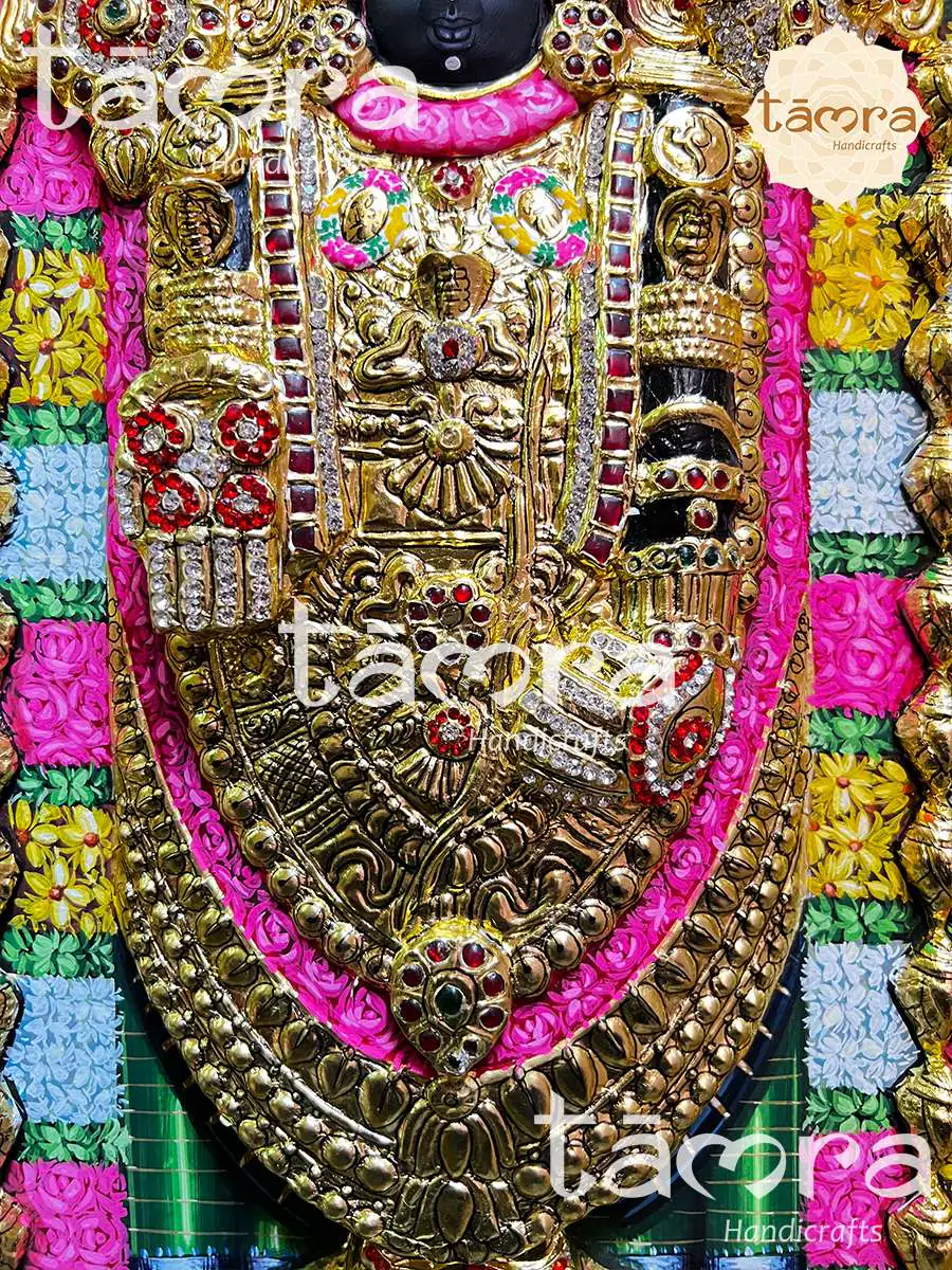 Tanjore Painting - 3D Balaji Tanjore Painting - Image 4