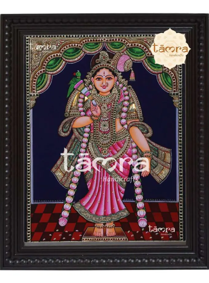 Tanjore Painting - Andal Devi