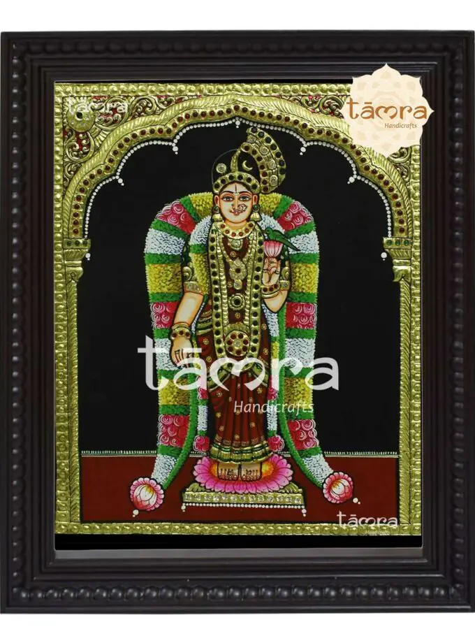 Tanjore Painting - Andal Devi
