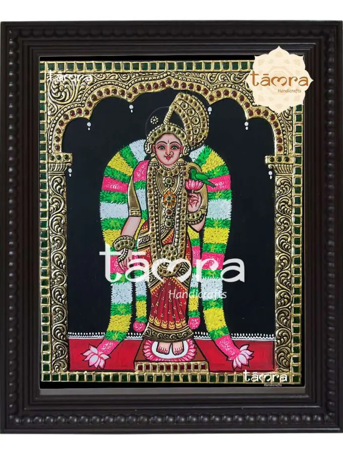 Tanjore Painting - Andal Devi