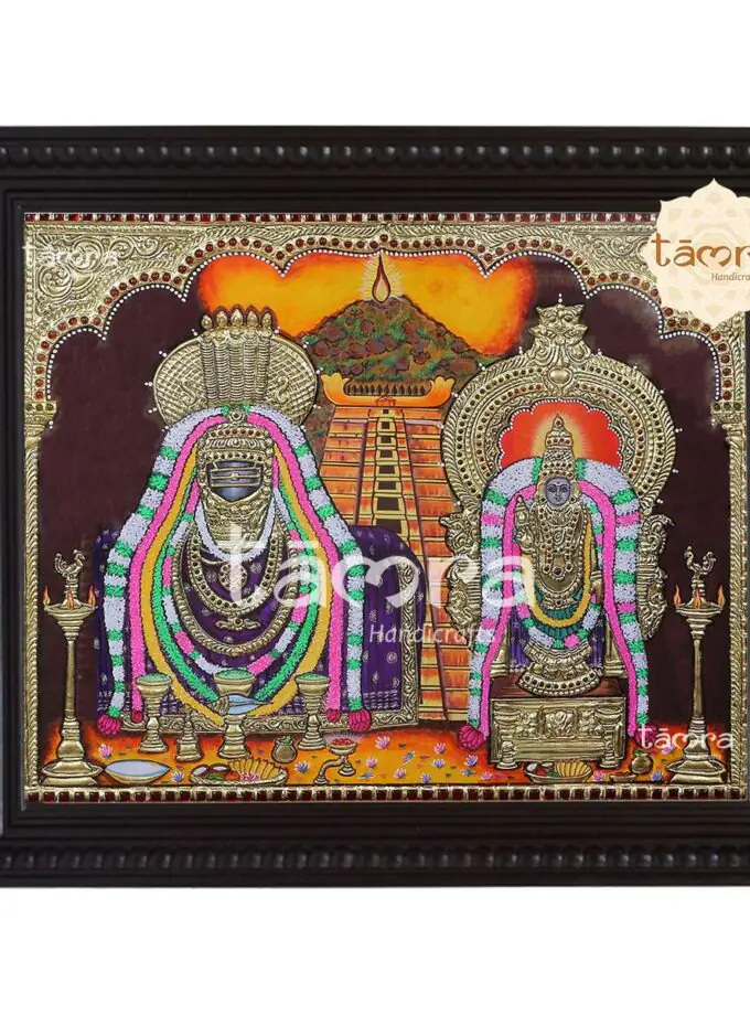 Tanjore Painting - Annamalaiyar Unnamalai